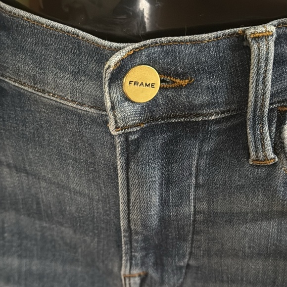 Frame Le High Straight Leg Blue Jeans Fall/Winter/Spring Perfect Fit Size 27 - Picture 2 of 11